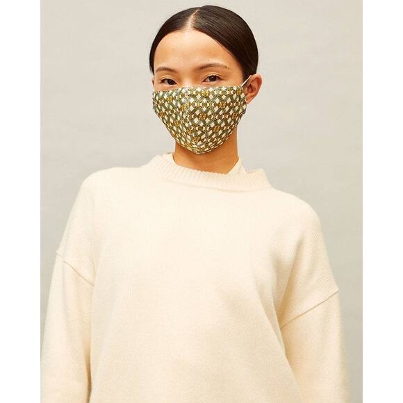 Tory Burch Piper Print Face Mask - Picture 5 of 6